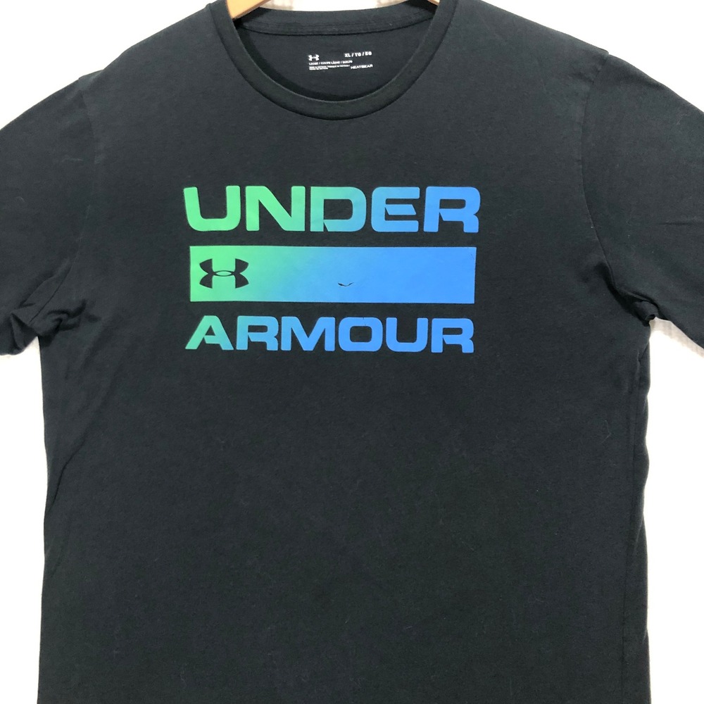 Under Armour HeatGear T-Shirt Graphic Logo Activewear Tee‎ XL